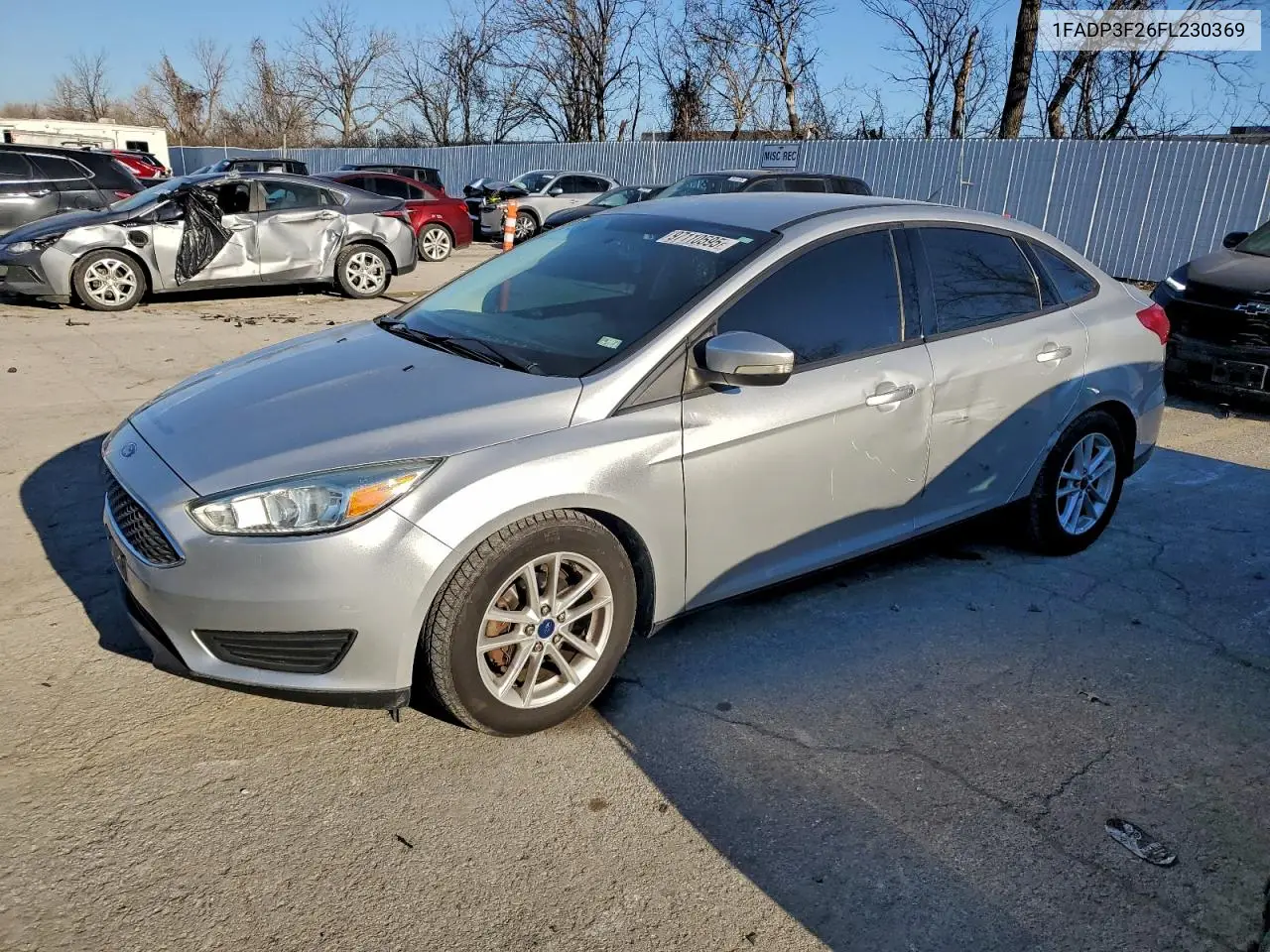 1FADP3F26FL230369 2015 Ford Focus Se