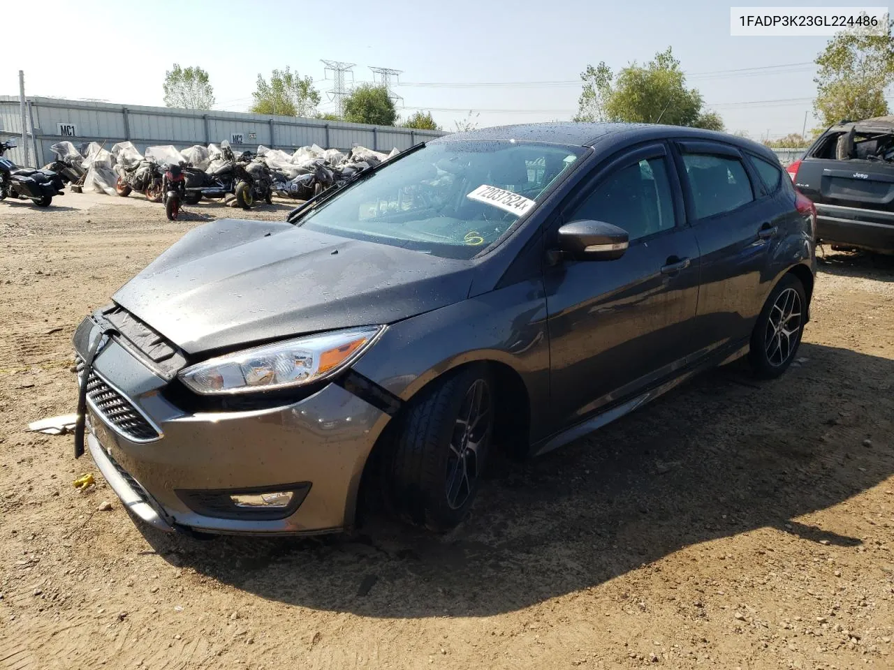 1FADP3K23GL224486 2016 Ford Focus Se