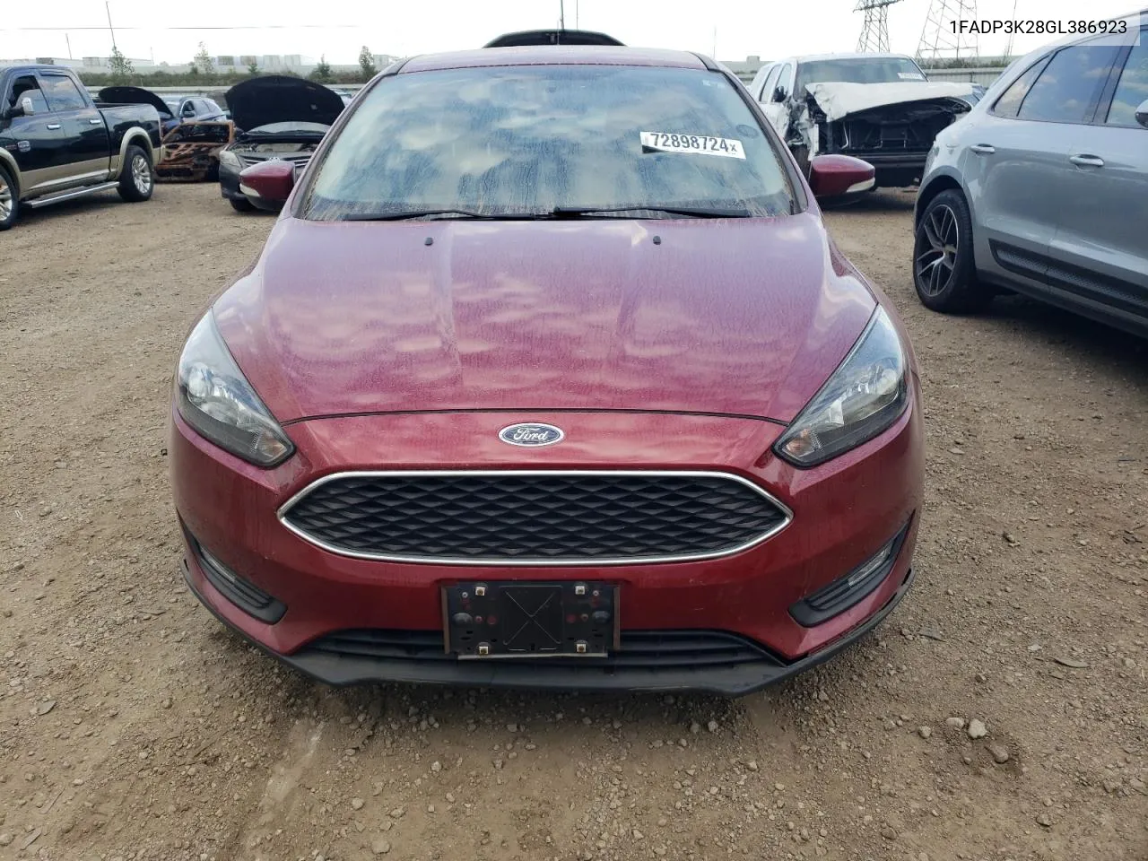 1FADP3K28GL386923 2016 Ford Focus Se