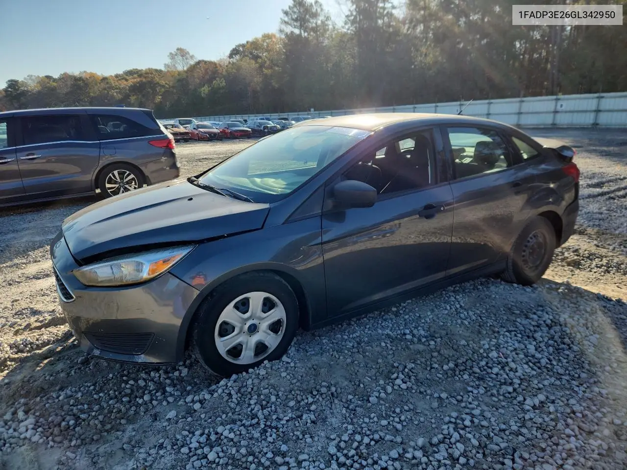1FADP3E26GL342950 2016 Ford Focus S