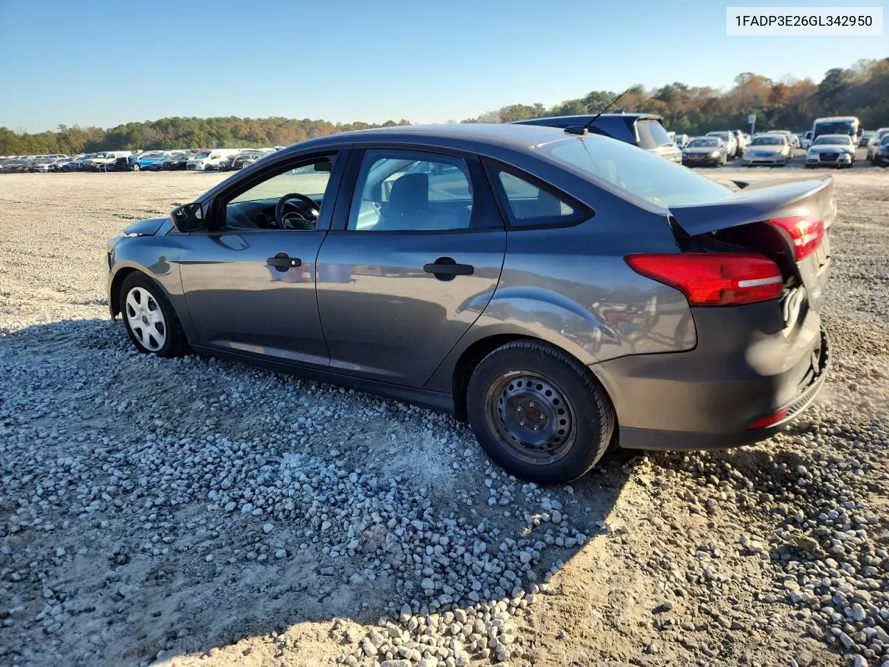 1FADP3E26GL342950 2016 Ford Focus S