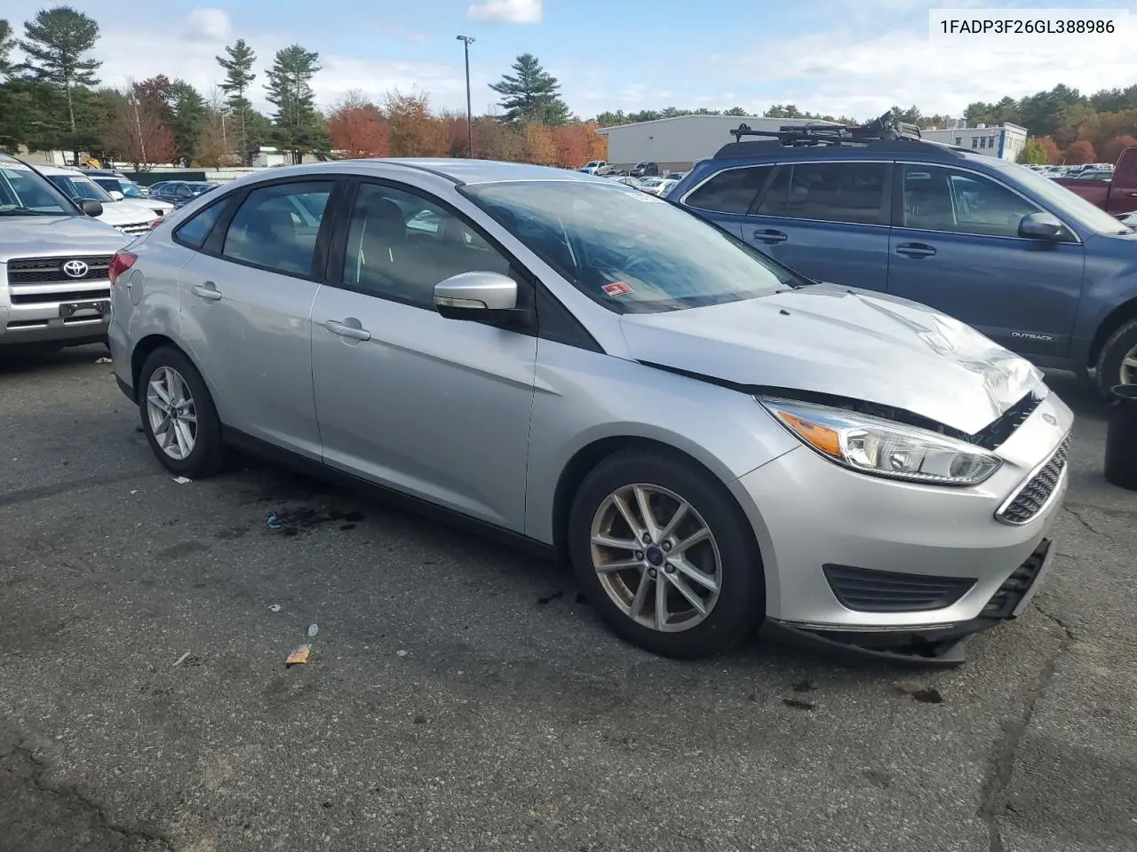 1FADP3F26GL388986 2016 Ford Focus Se