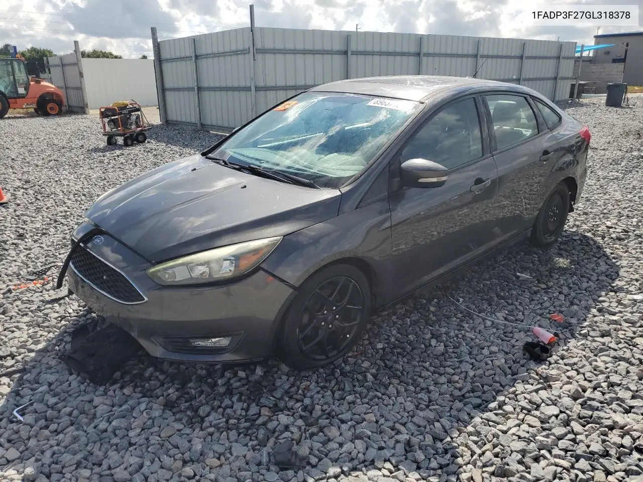 1FADP3F27GL318378 2016 Ford Focus Se