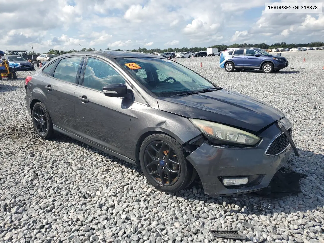 1FADP3F27GL318378 2016 Ford Focus Se