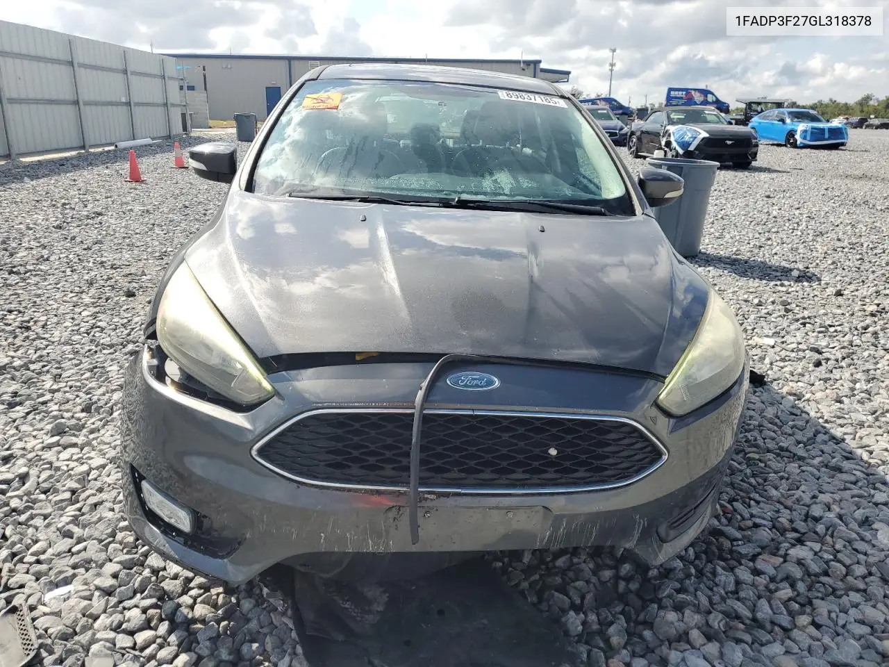 1FADP3F27GL318378 2016 Ford Focus Se