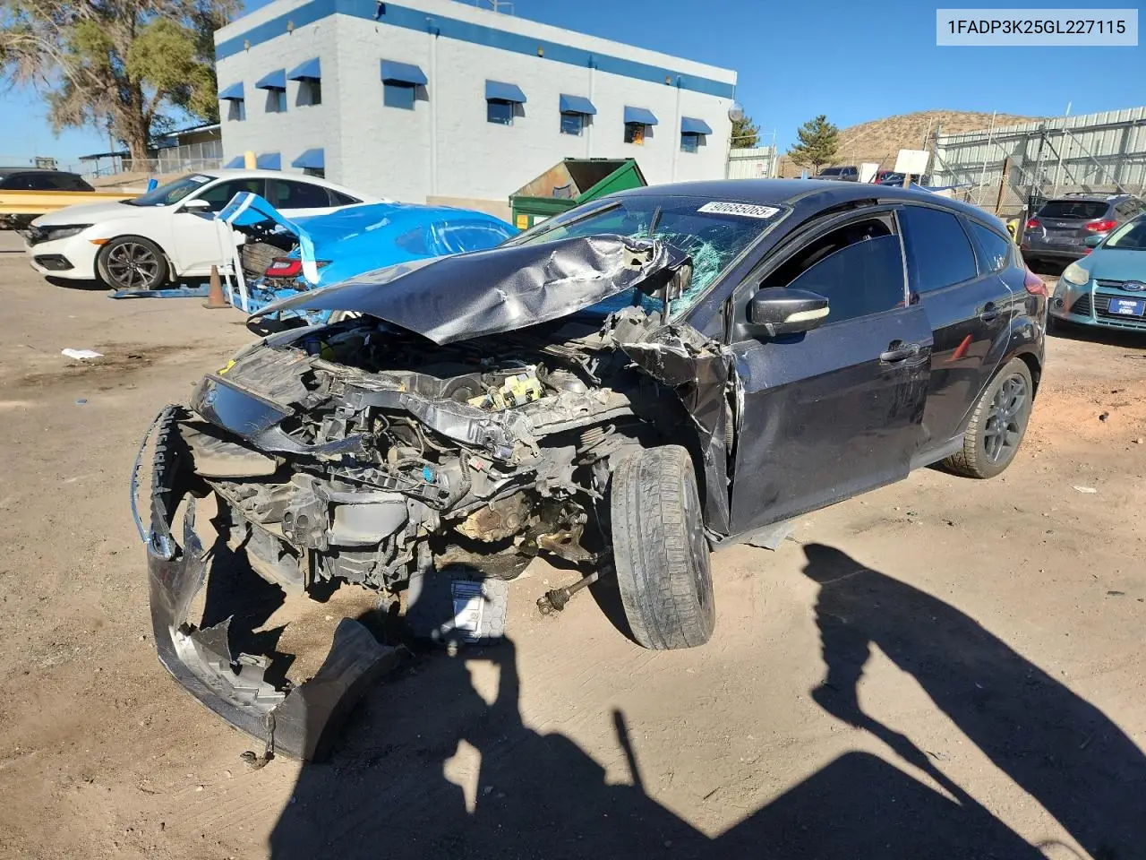 1FADP3K25GL227115 2016 Ford Focus Se
