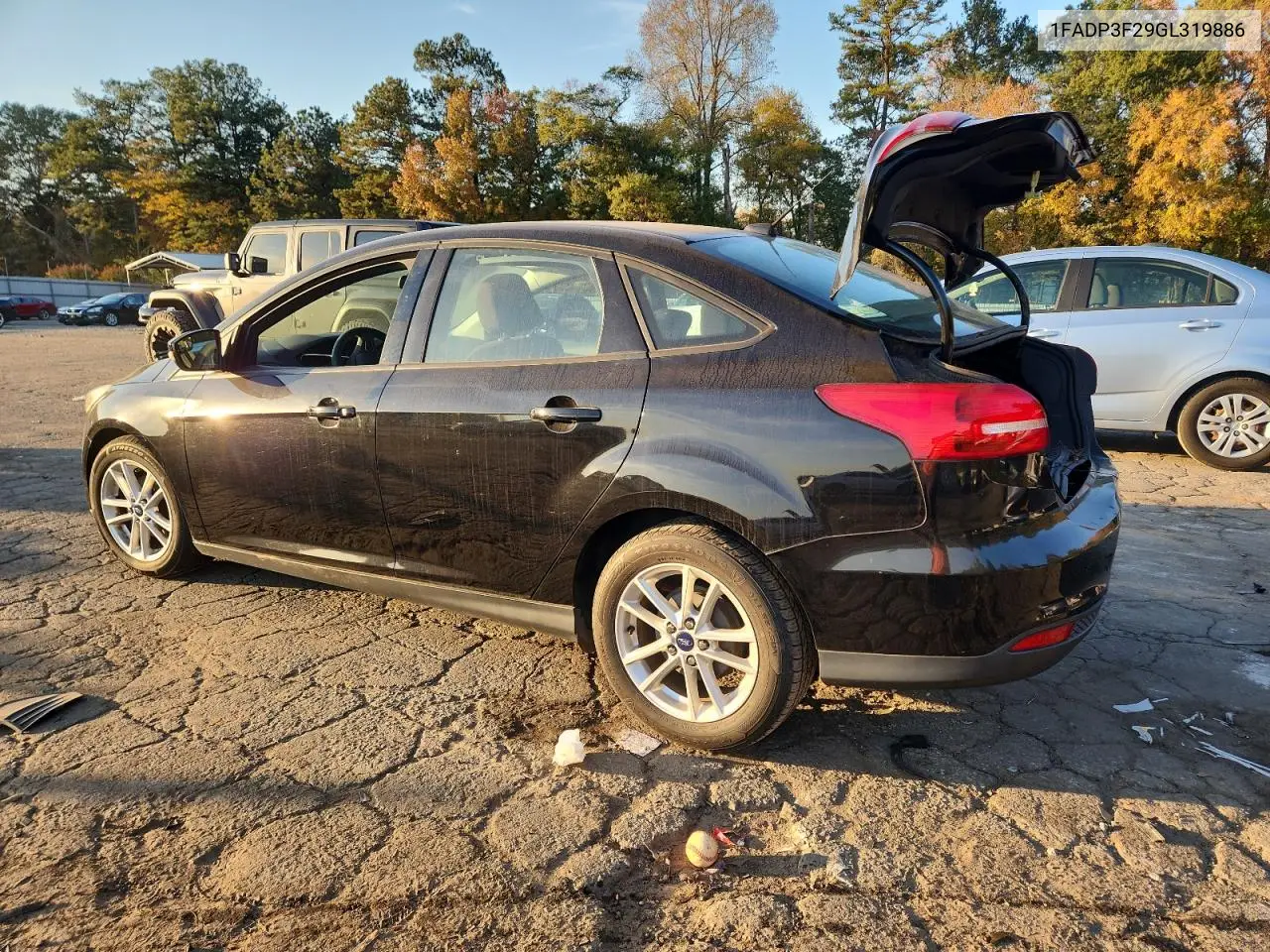 1FADP3F29GL319886 2016 Ford Focus Se