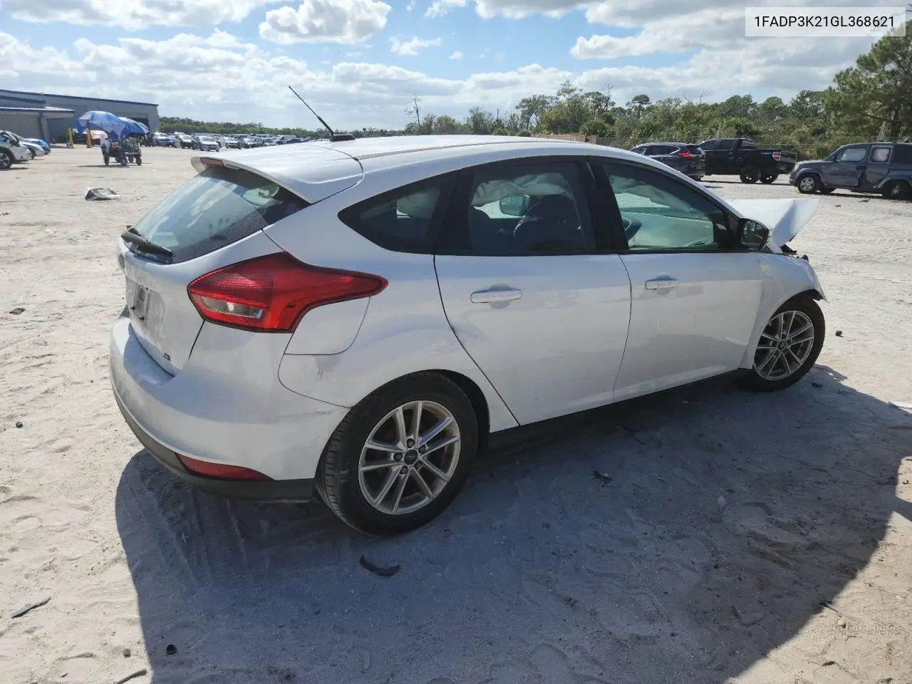 1FADP3K21GL368621 2016 Ford Focus Se