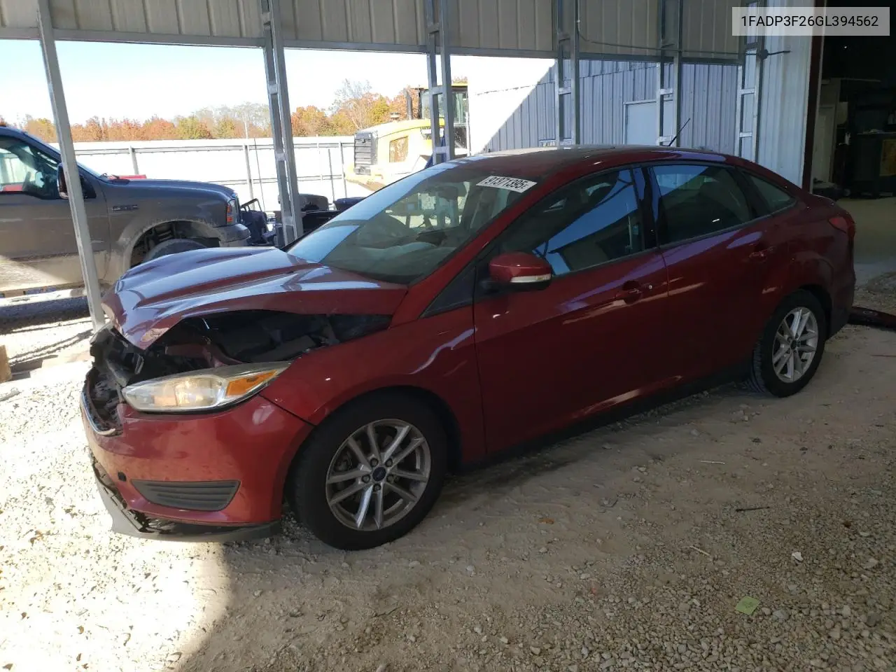1FADP3F26GL394562 2016 Ford Focus Se