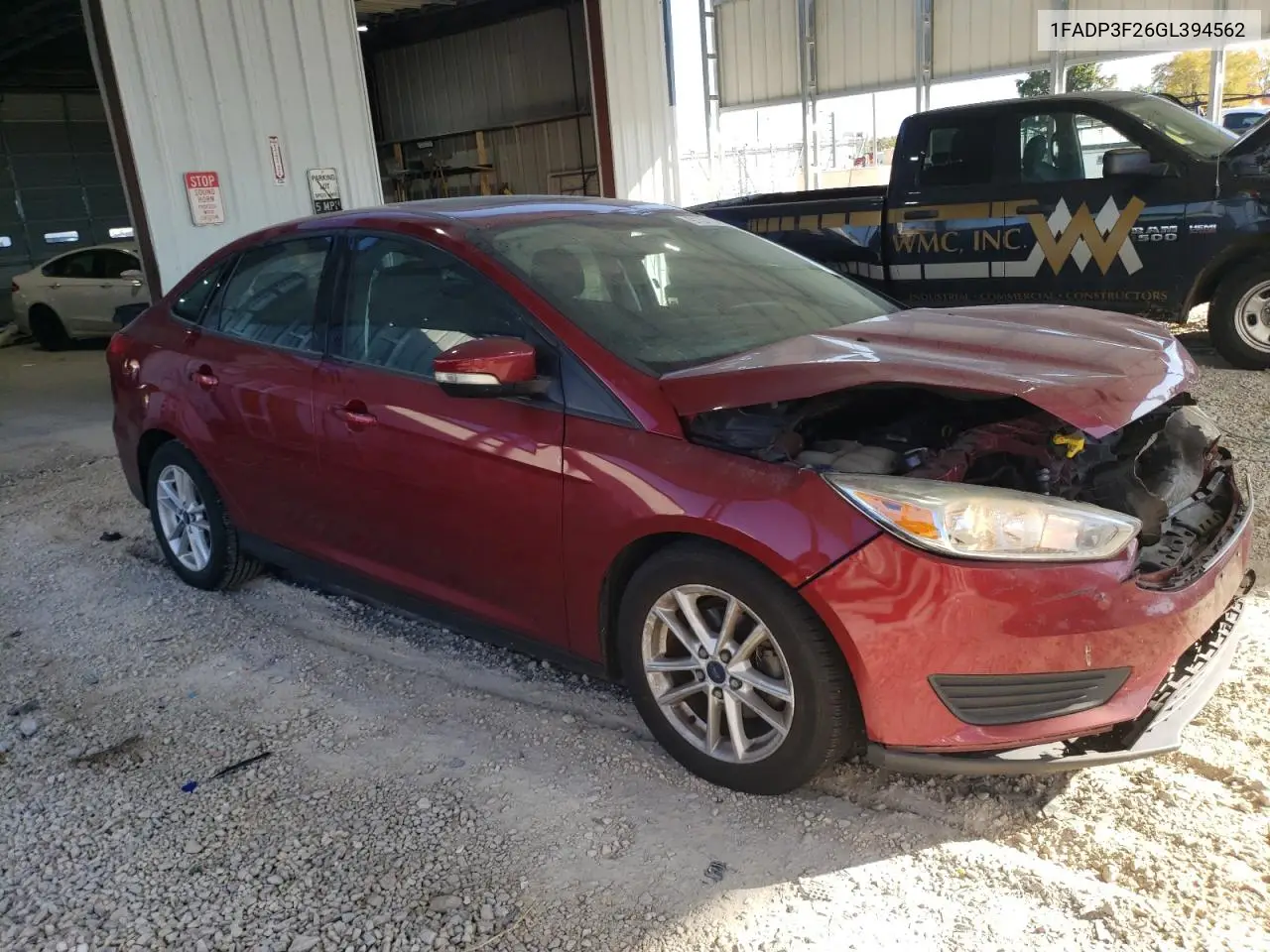 1FADP3F26GL394562 2016 Ford Focus Se