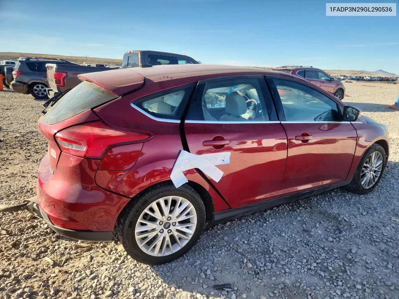 1FADP3N29GL290536 2016 Ford Focus Titanium