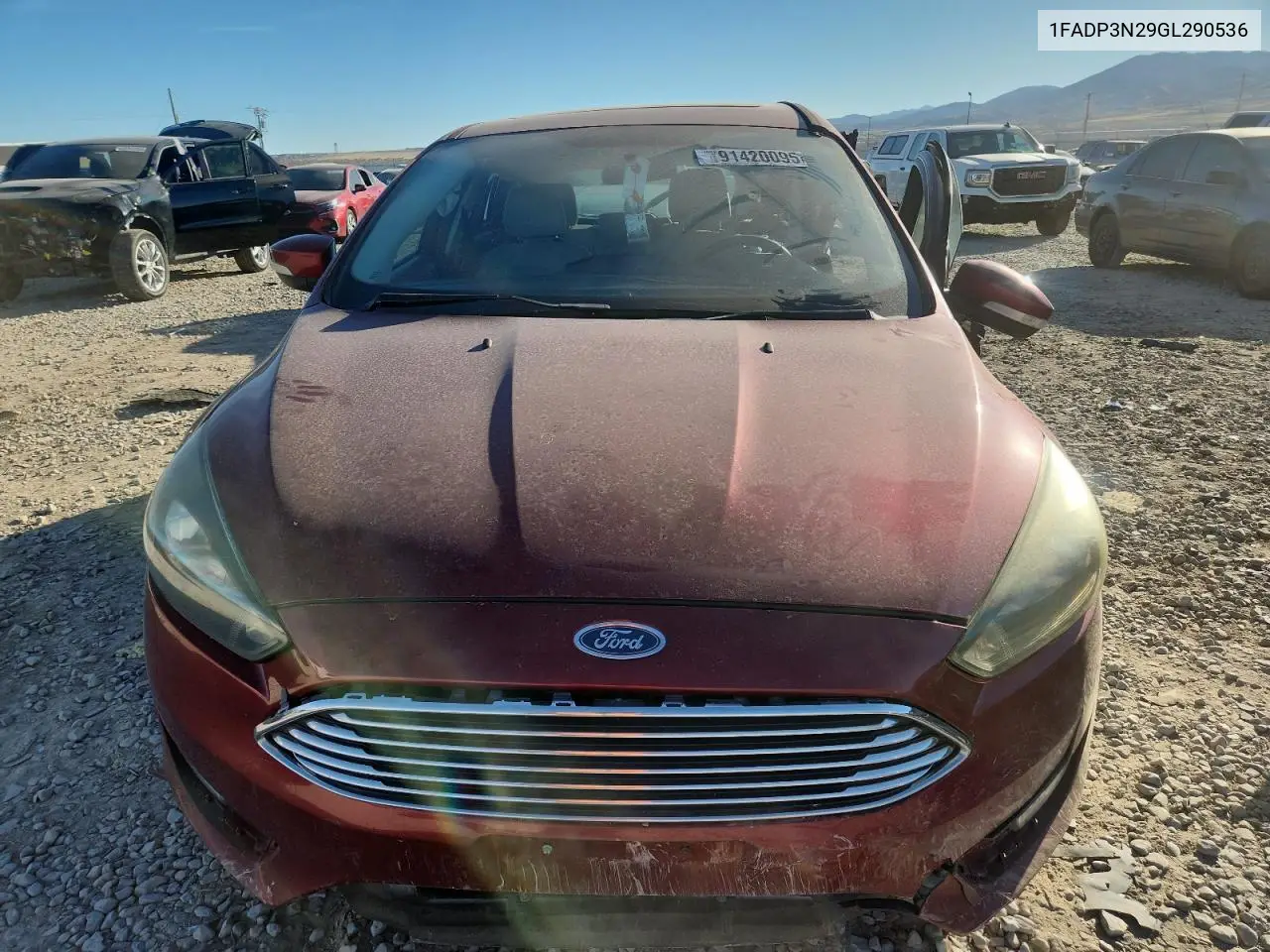 1FADP3N29GL290536 2016 Ford Focus Titanium