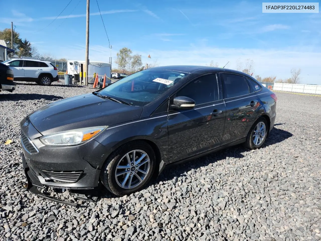1FADP3F22GL274483 2016 Ford Focus Se