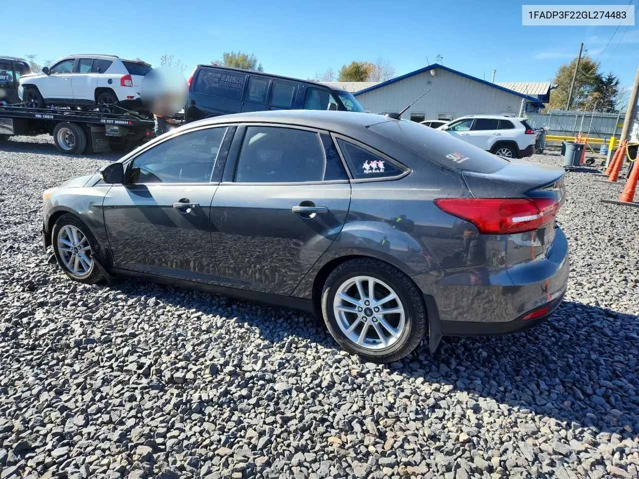 1FADP3F22GL274483 2016 Ford Focus Se