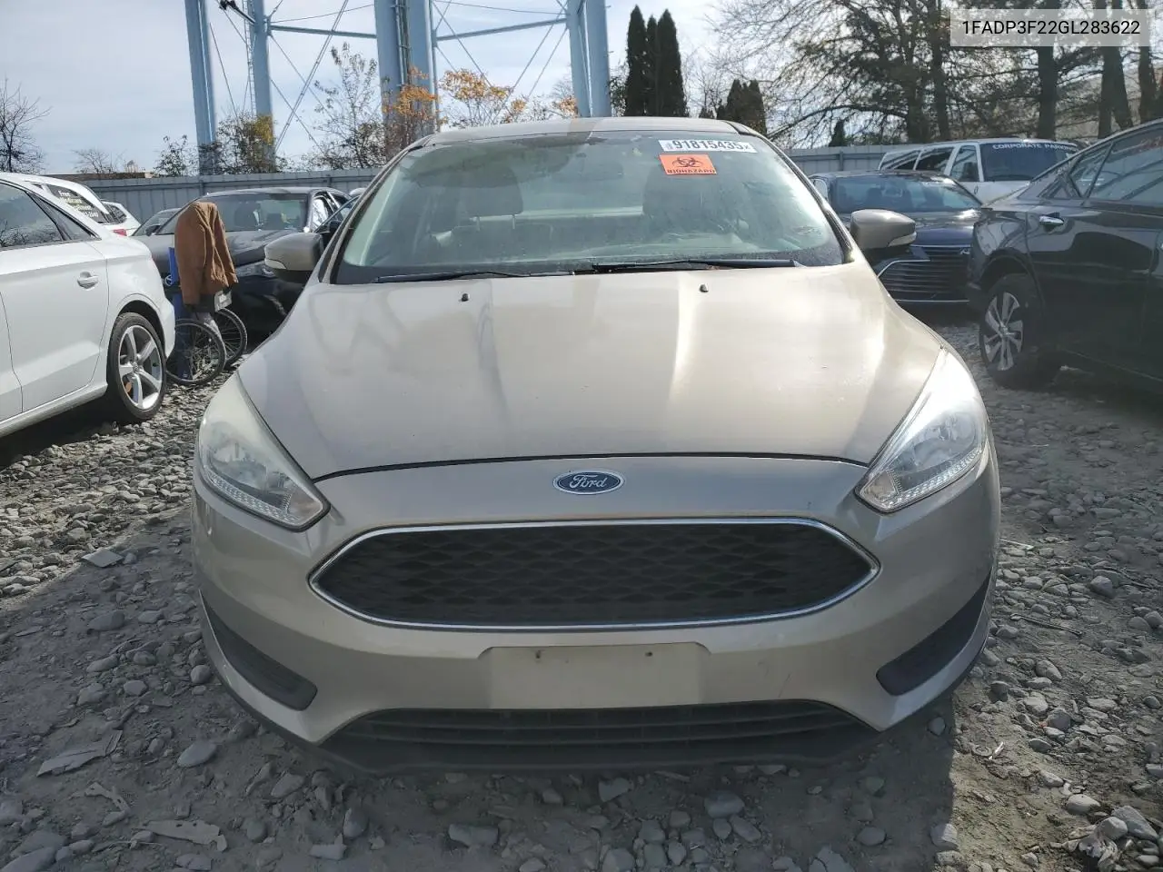 1FADP3F22GL283622 2016 Ford Focus Se