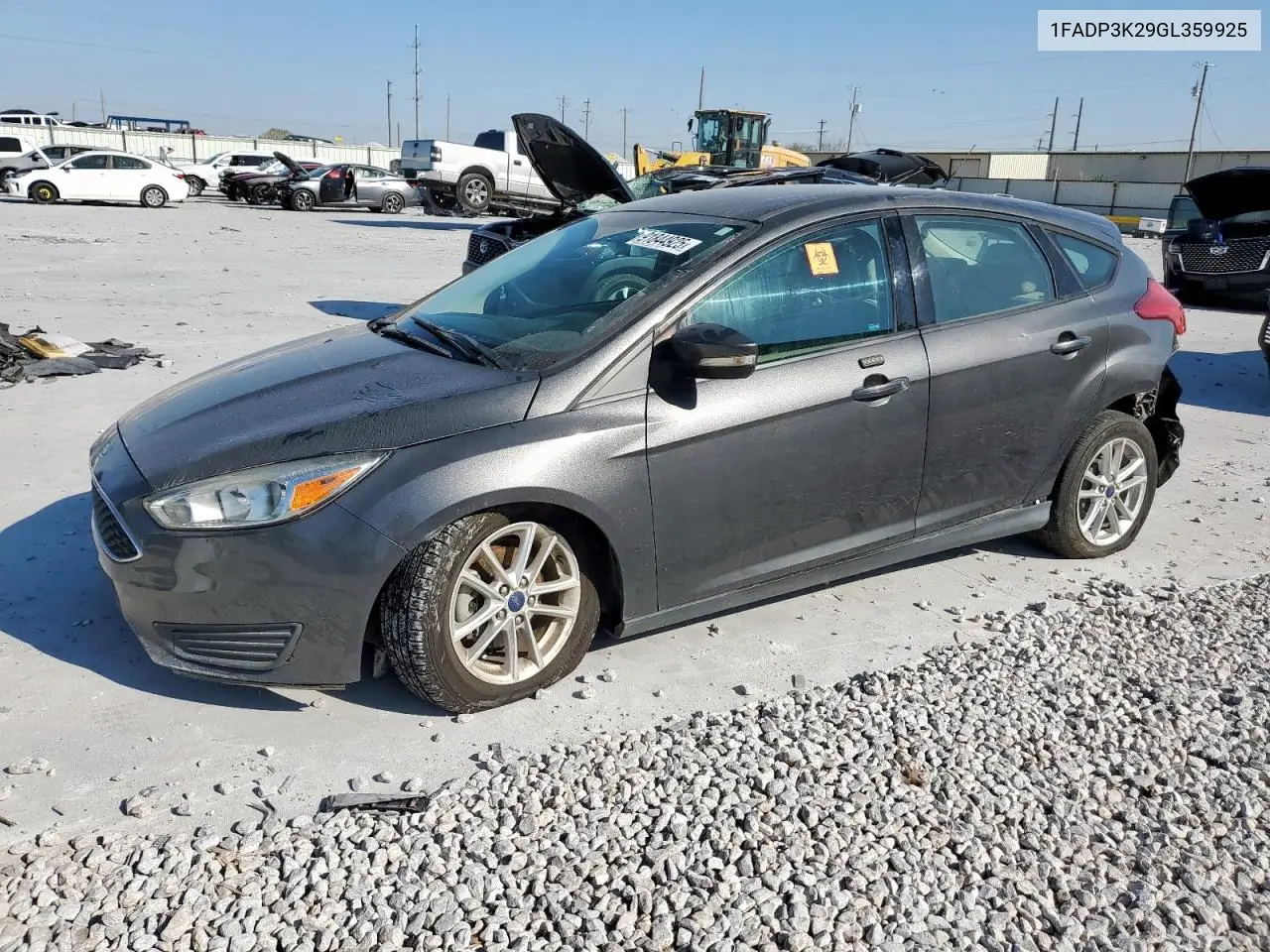 1FADP3K29GL359925 2016 Ford Focus Se