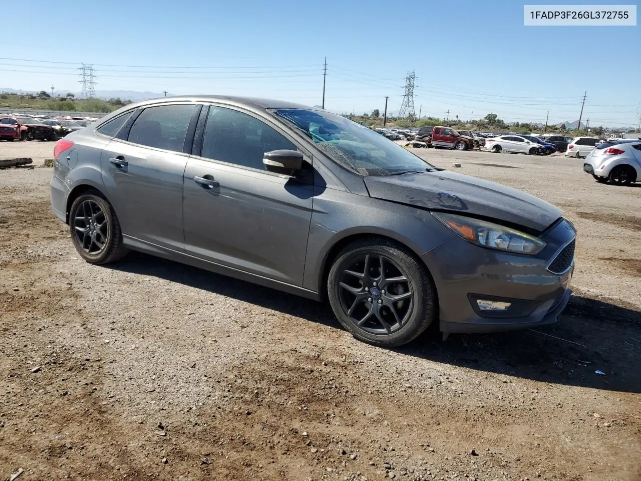 1FADP3F26GL372755 2016 Ford Focus Se