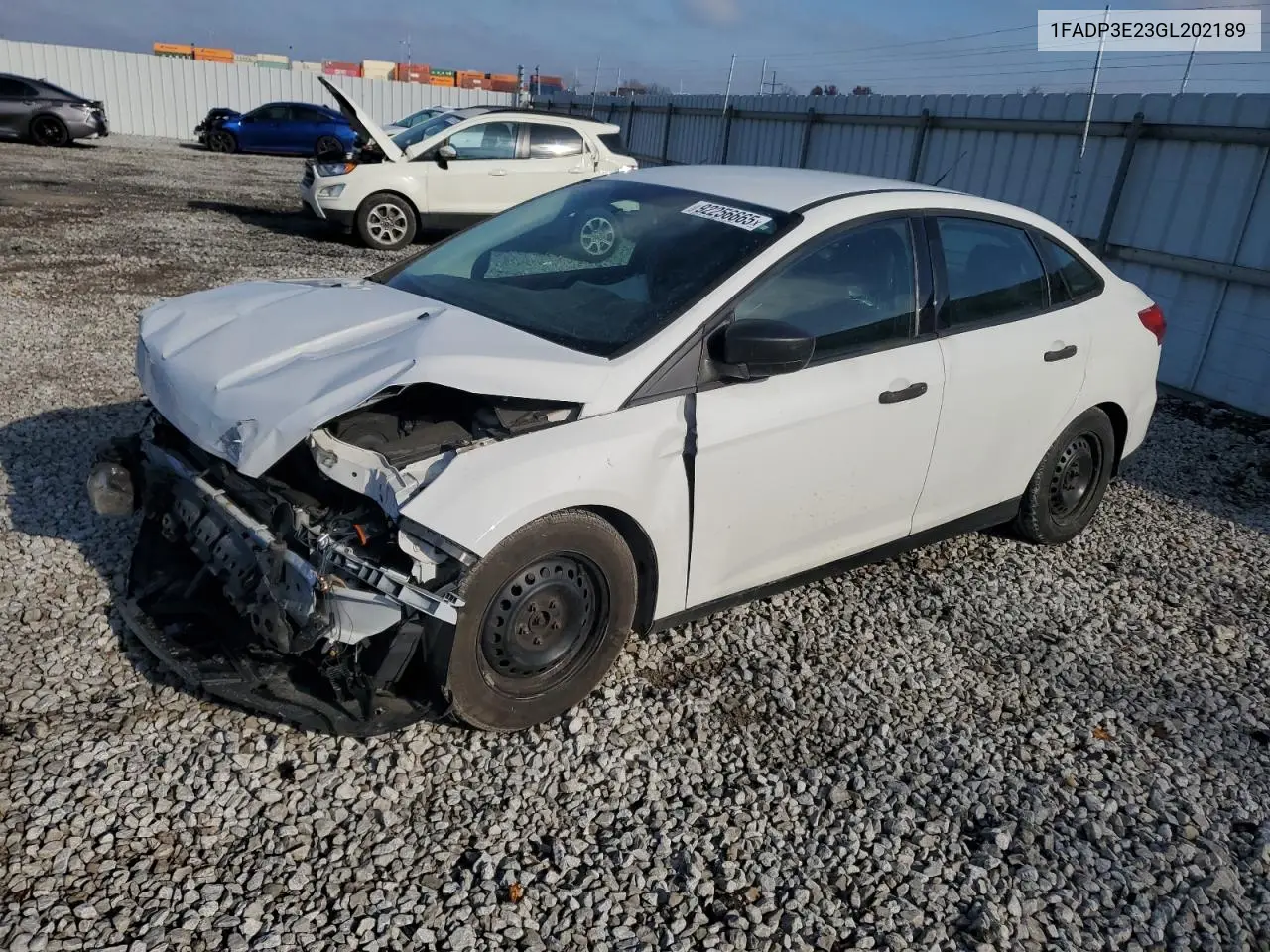 1FADP3E23GL202189 2016 Ford Focus S