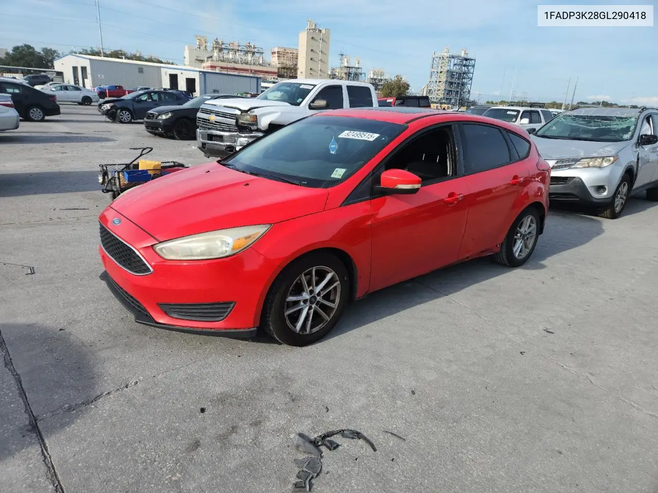 1FADP3K28GL290418 2016 Ford Focus Se