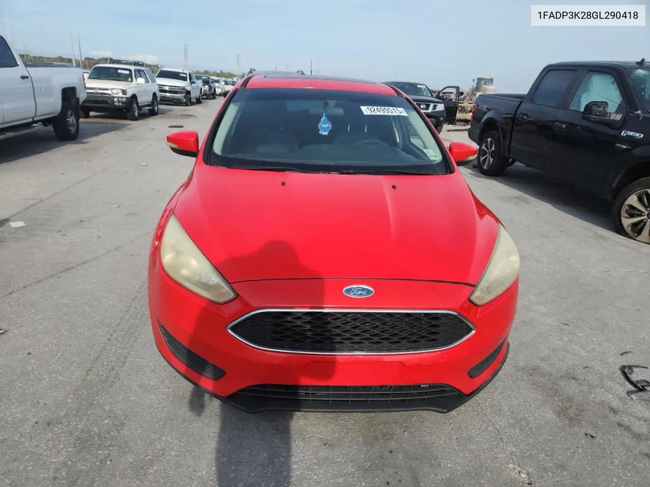 1FADP3K28GL290418 2016 Ford Focus Se