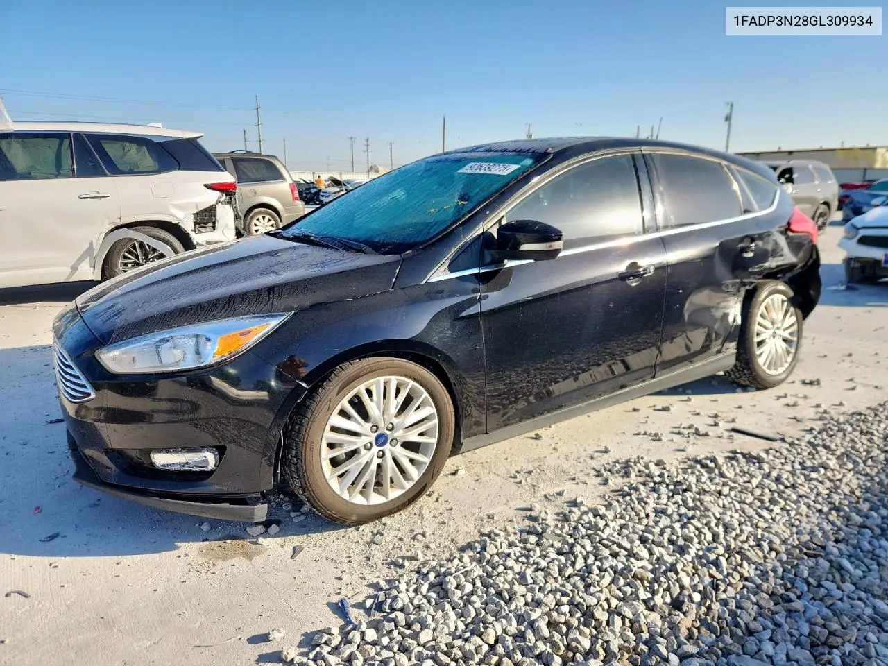 1FADP3N28GL309934 2016 Ford Focus Titanium