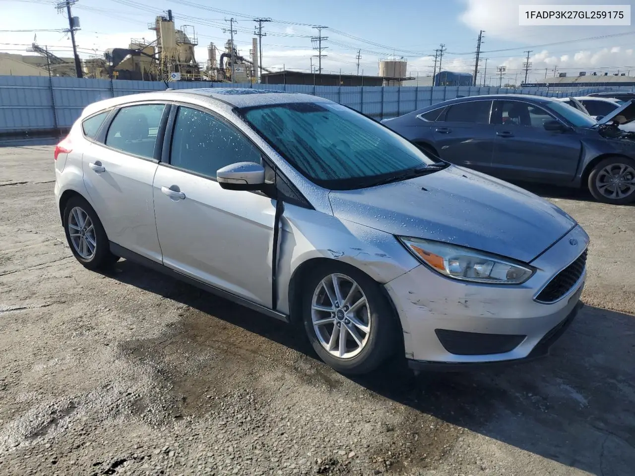 1FADP3K27GL259175 2016 Ford Focus Se