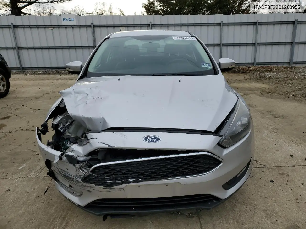 1FADP3F22GL260955 2016 Ford Focus Se