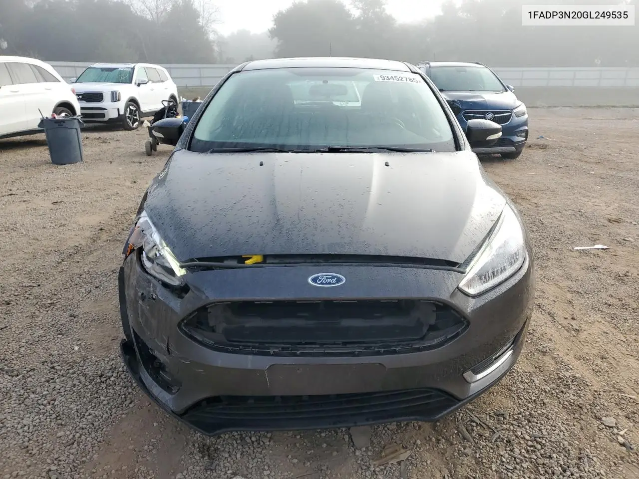 1FADP3N20GL249535 2016 Ford Focus Titanium
