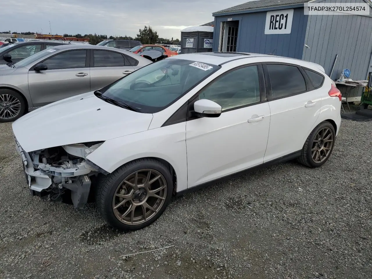 1FADP3K27GL254574 2016 Ford Focus Se