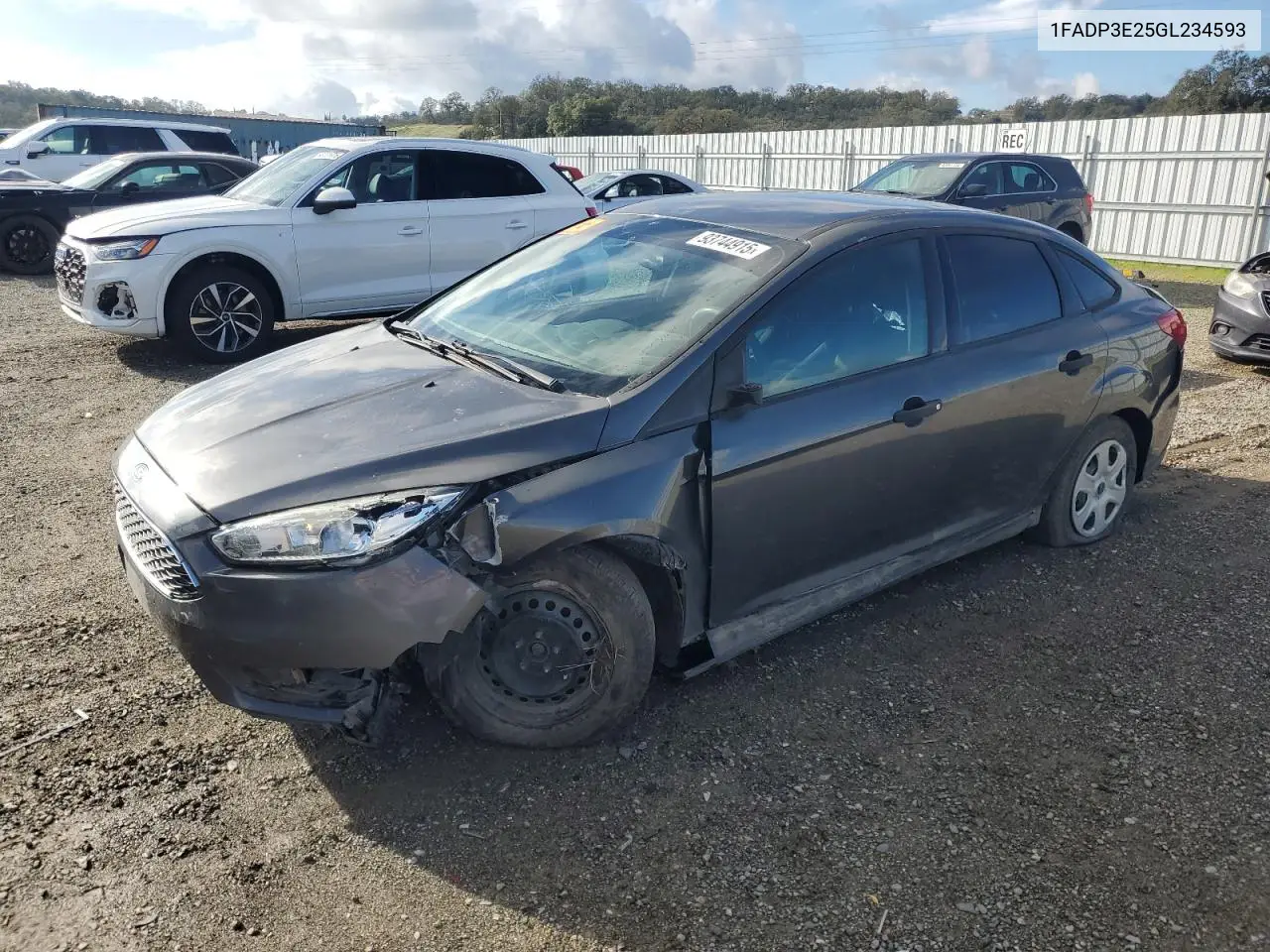 1FADP3E25GL234593 2016 Ford Focus S