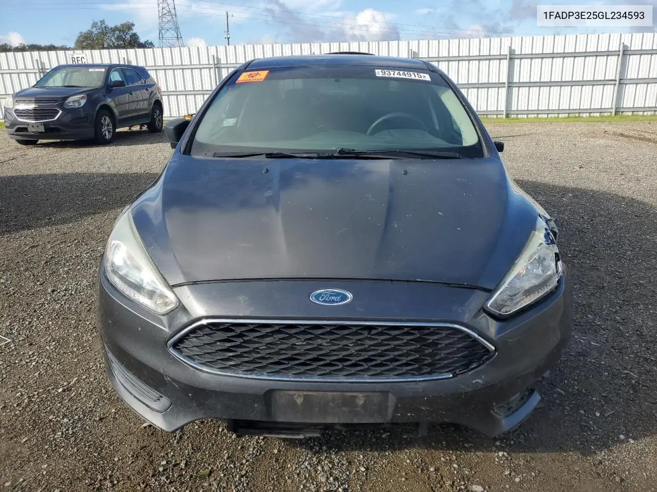 1FADP3E25GL234593 2016 Ford Focus S