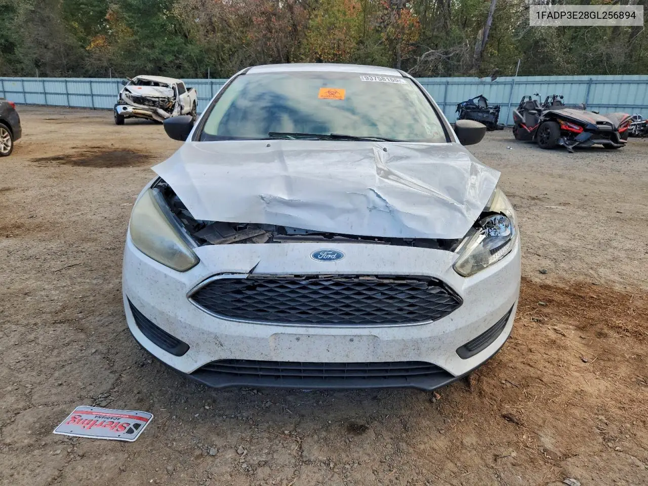 1FADP3E28GL256894 2016 Ford Focus S