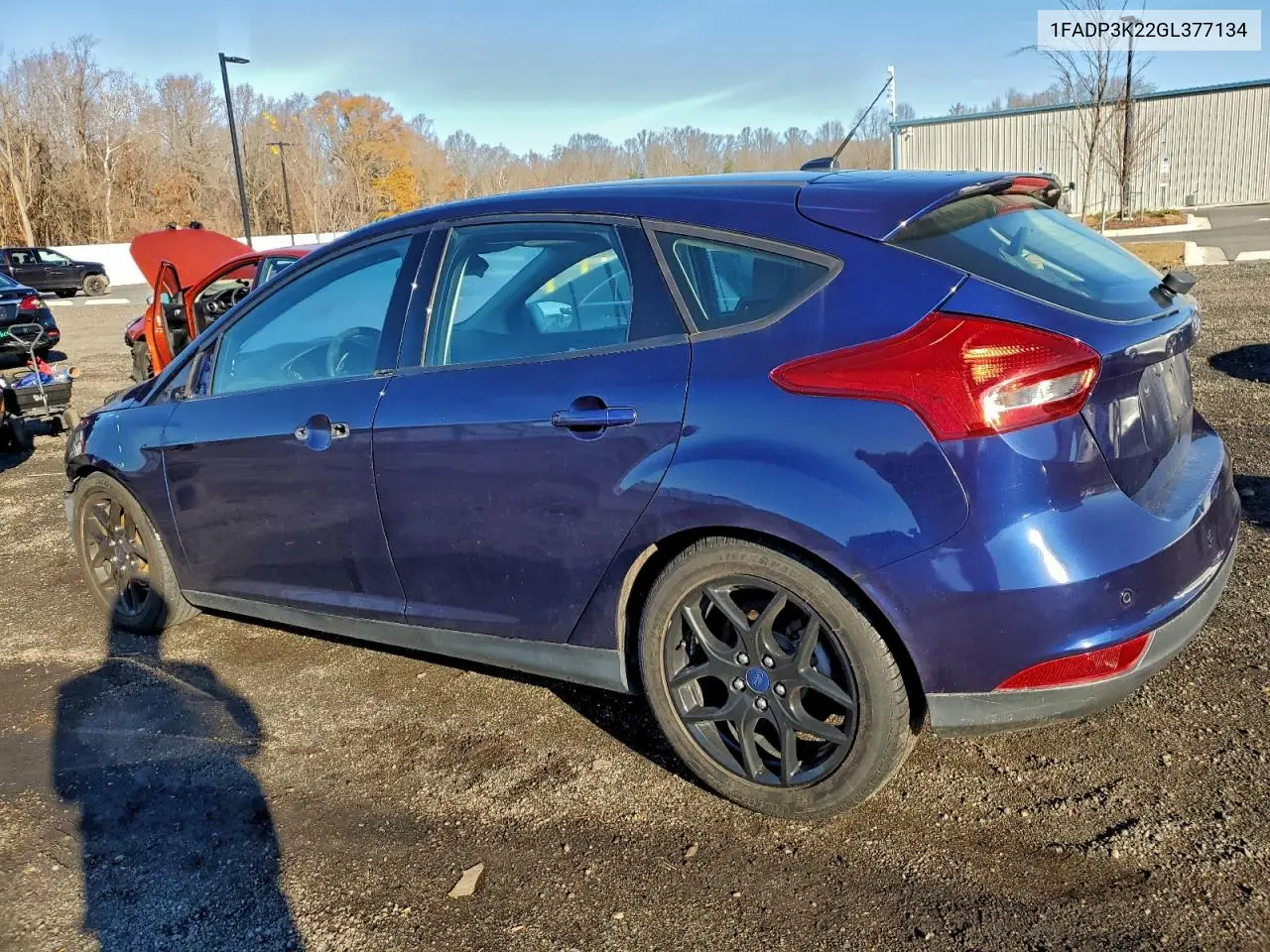 1FADP3K22GL377134 2016 Ford Focus Se