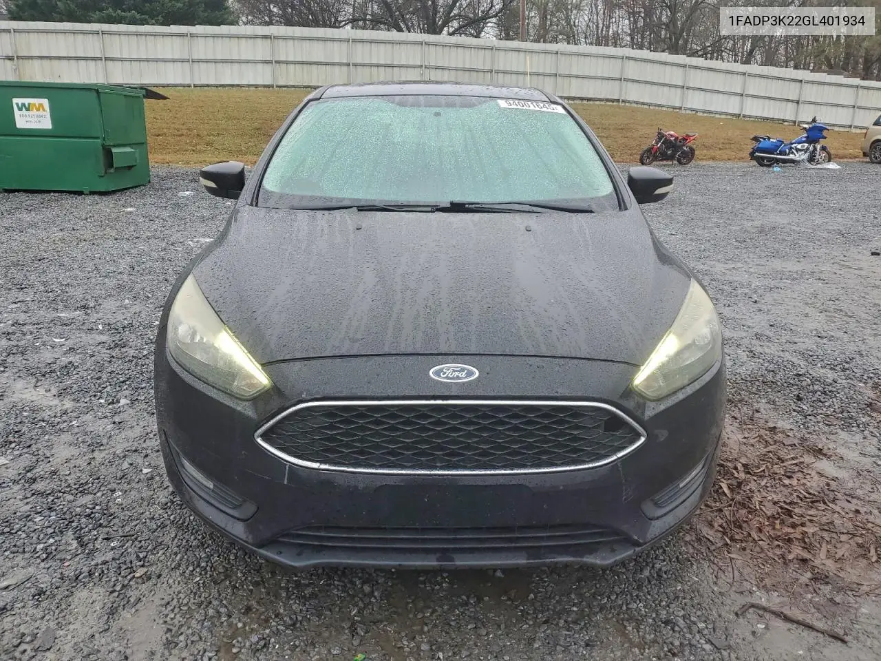 1FADP3K22GL401934 2016 Ford Focus Se