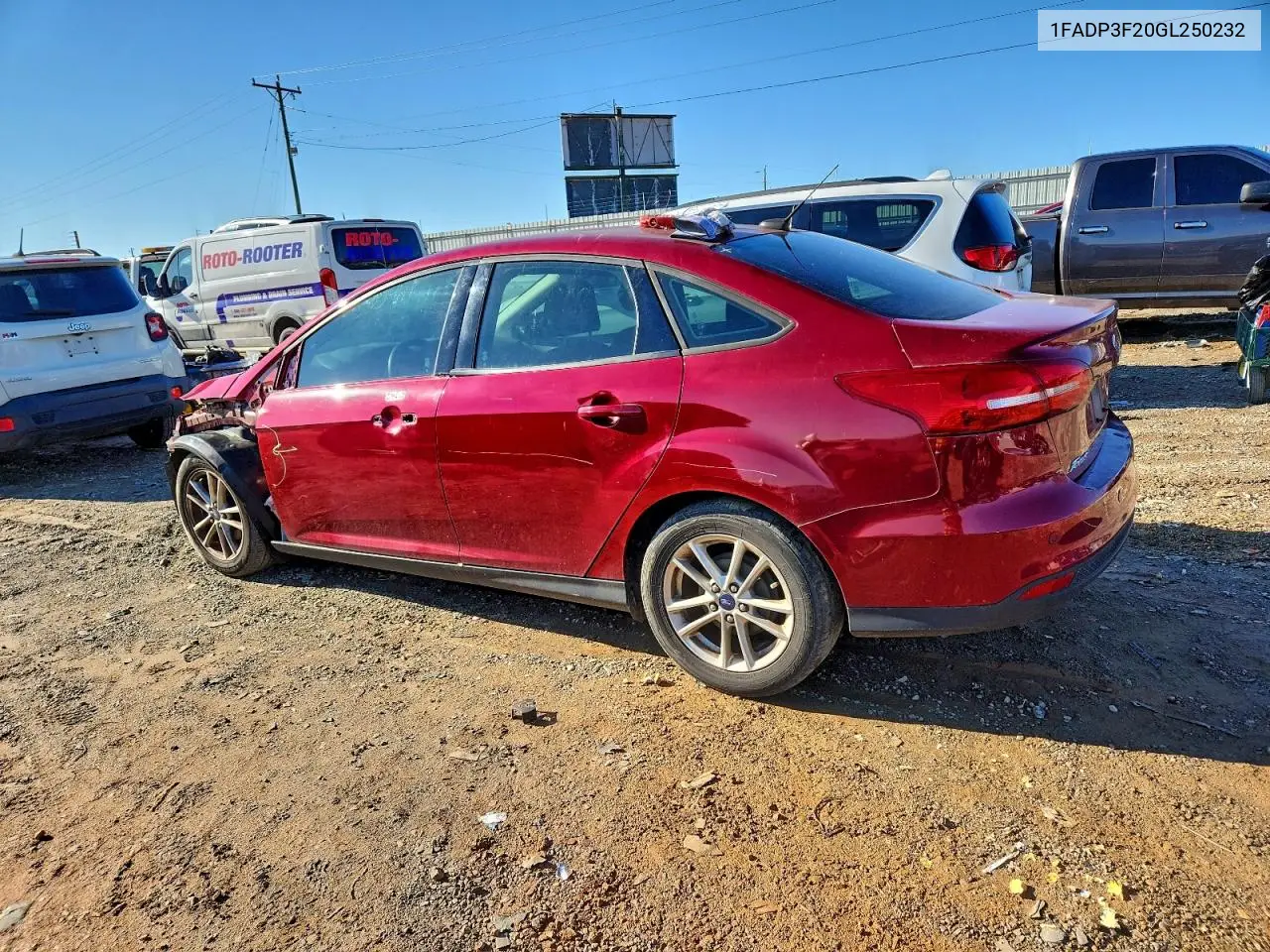 1FADP3F20GL250232 2016 Ford Focus Se
