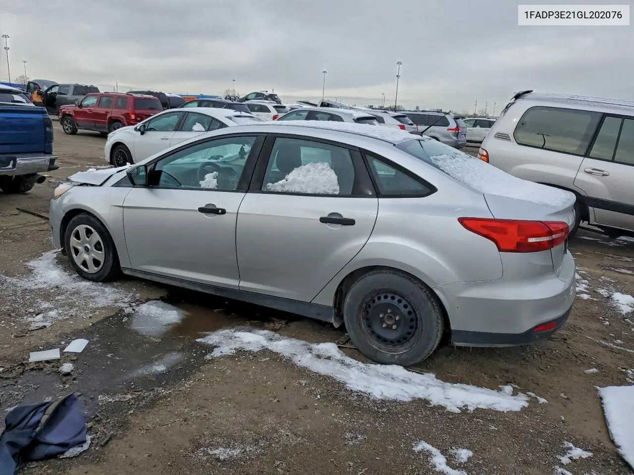 1FADP3E21GL202076 2016 Ford Focus S
