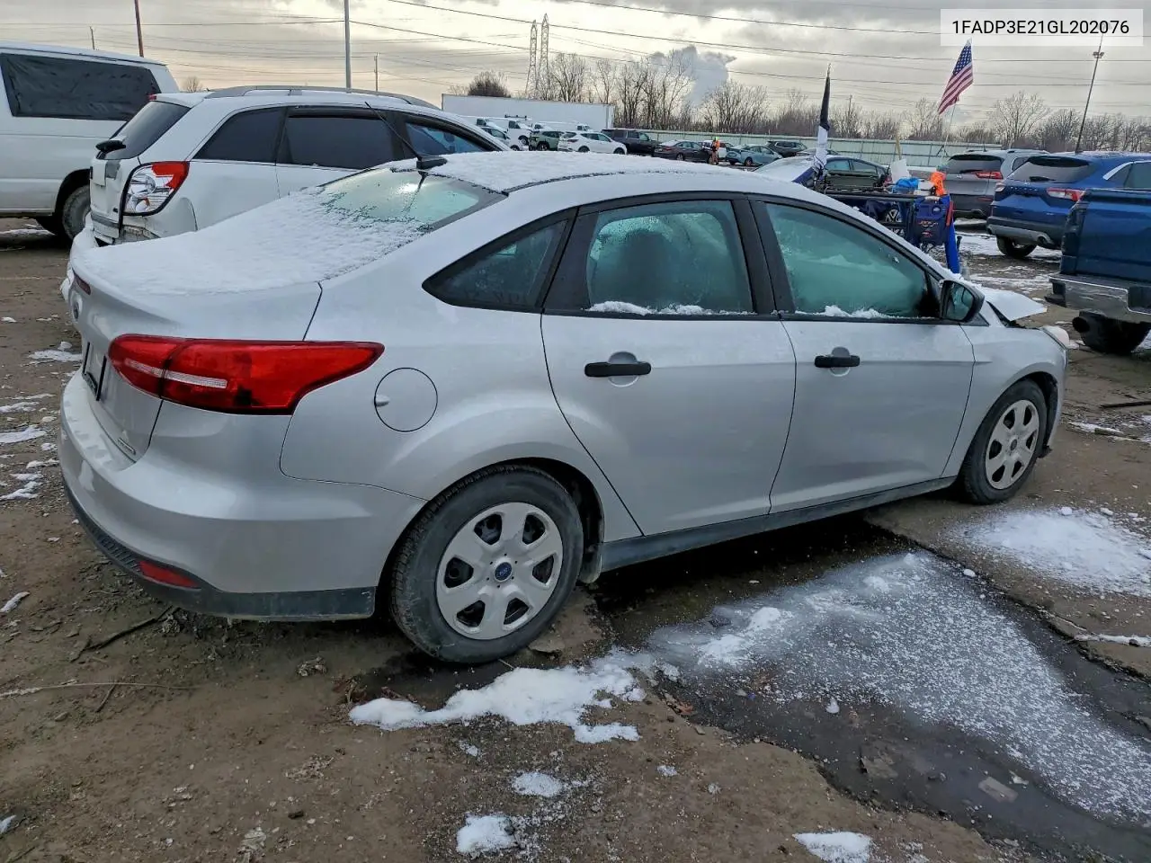 1FADP3E21GL202076 2016 Ford Focus S