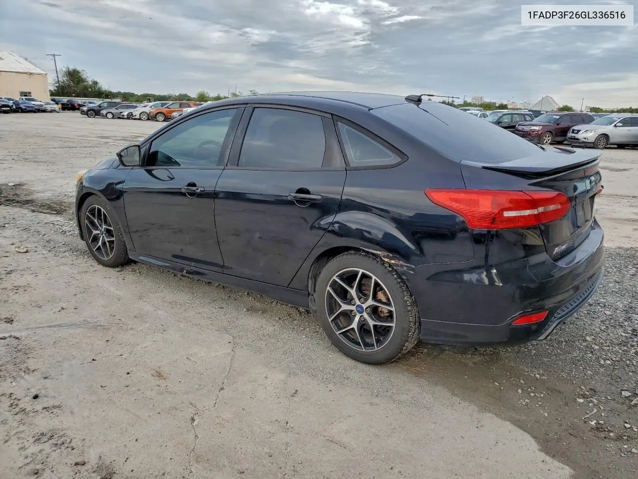 1FADP3F26GL336516 2016 Ford Focus Se
