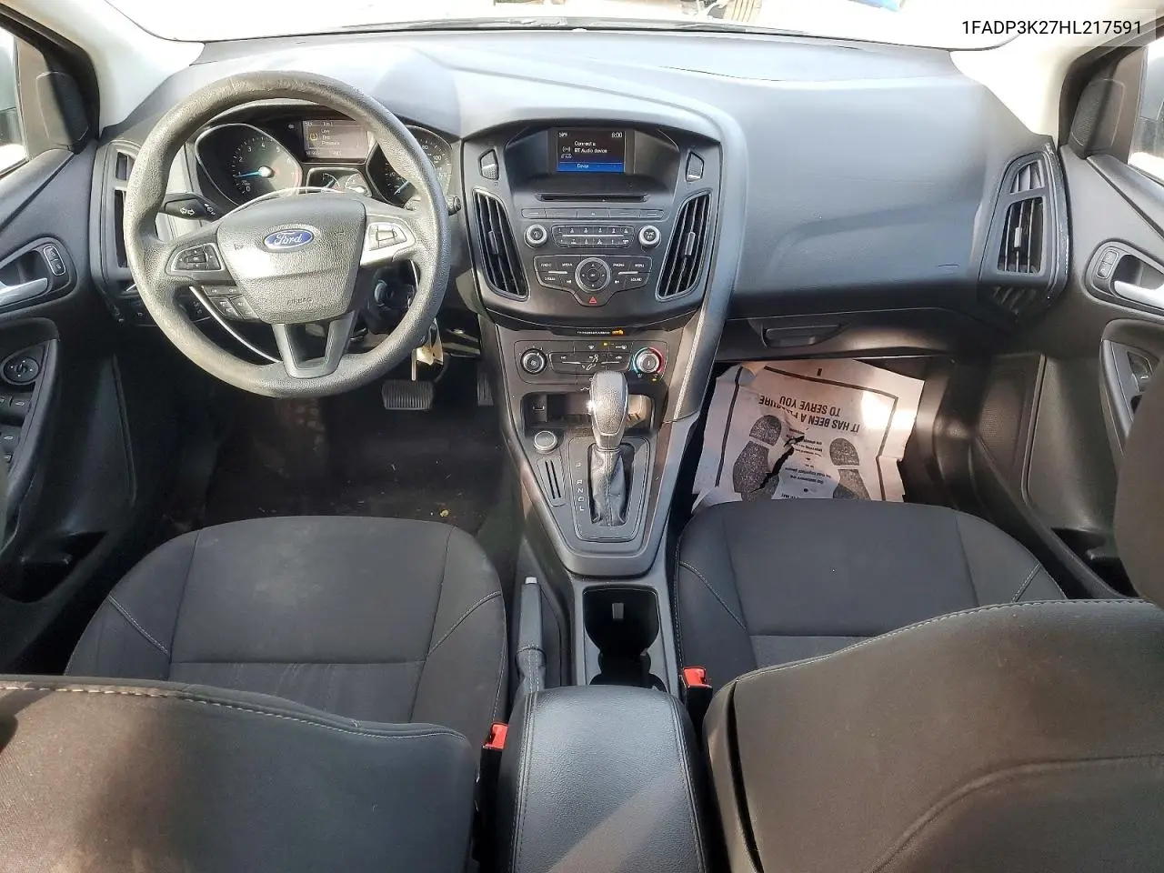 1FADP3K27HL217591 2017 Ford Focus Se