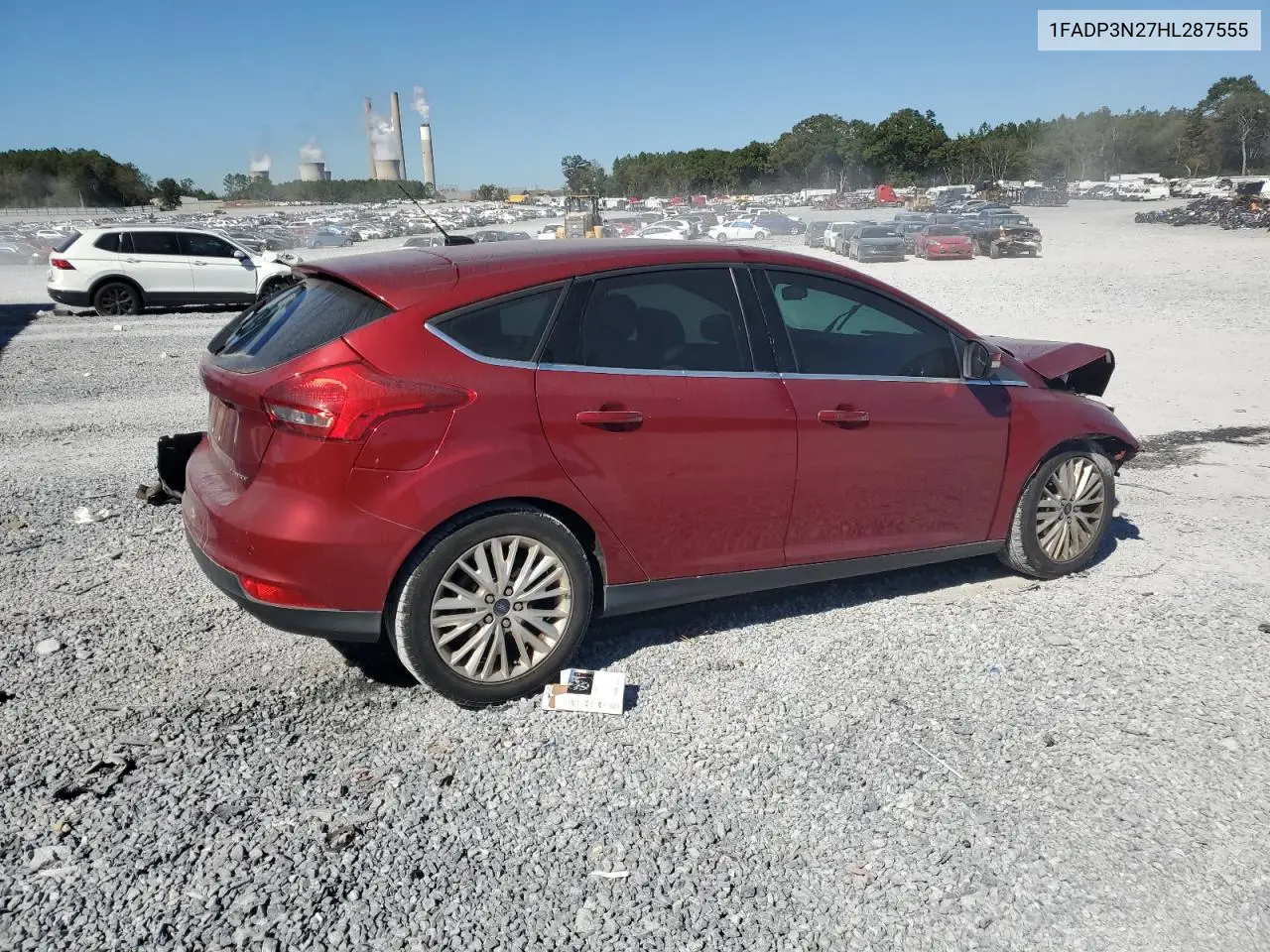 1FADP3N27HL287555 2017 Ford Focus Titanium