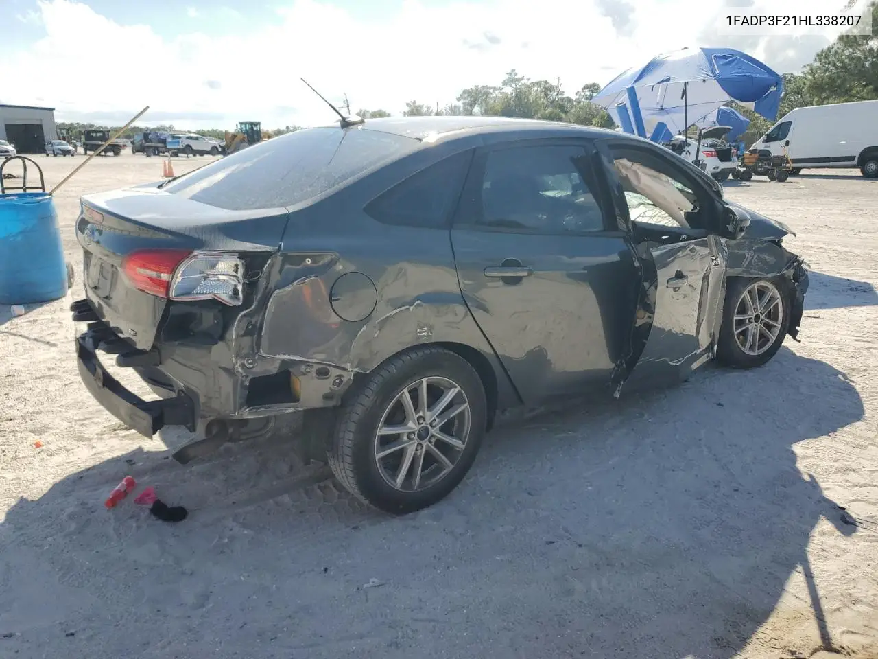 1FADP3F21HL338207 2017 Ford Focus Se