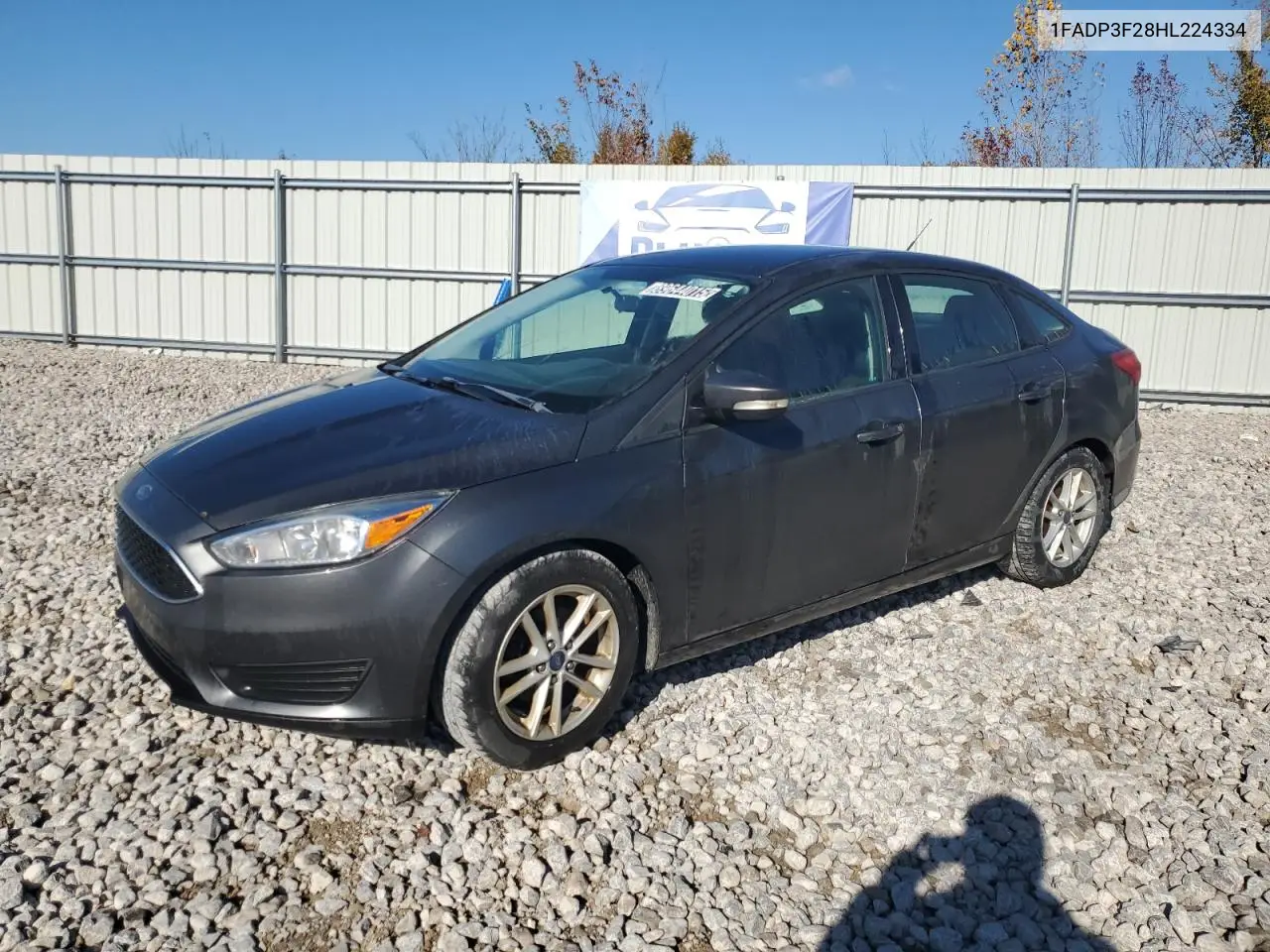 1FADP3F28HL224334 2017 Ford Focus Se