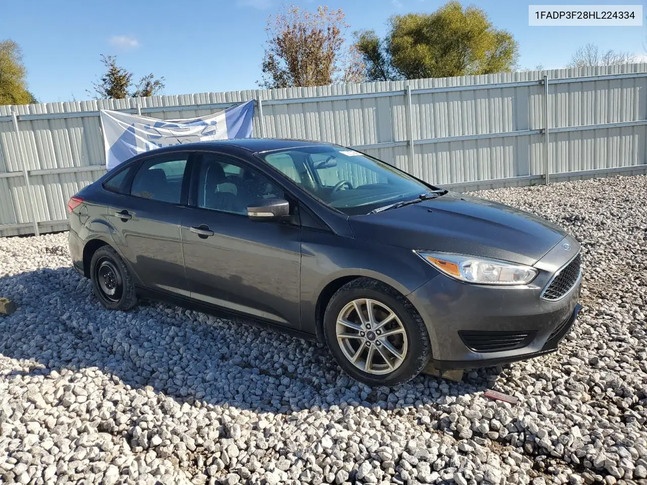 1FADP3F28HL224334 2017 Ford Focus Se