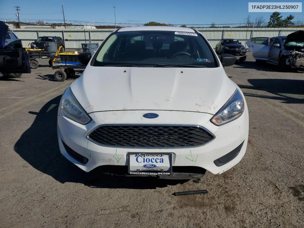 1FADP3E23HL250907 2017 Ford Focus S