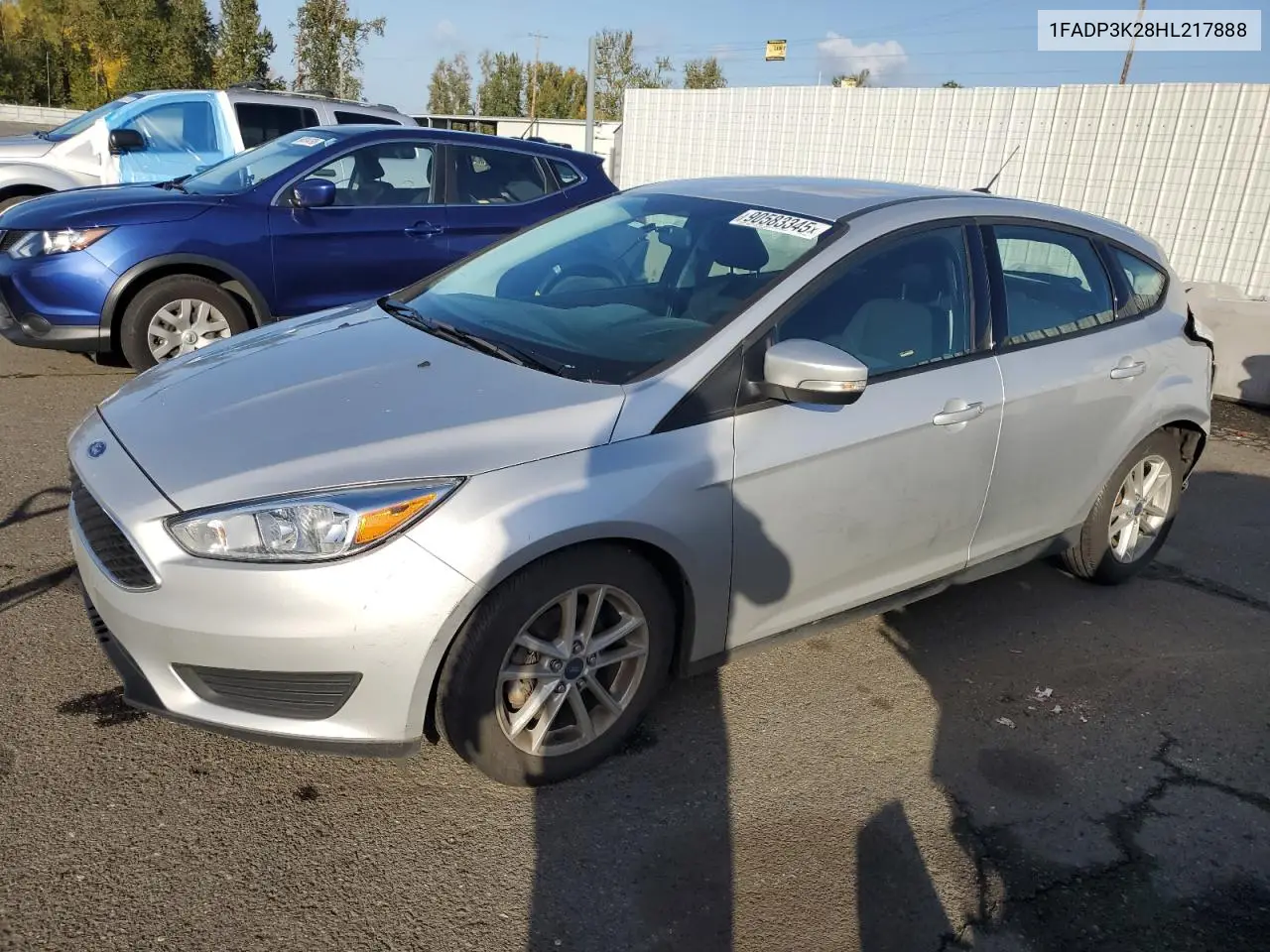 1FADP3K28HL217888 2017 Ford Focus Se