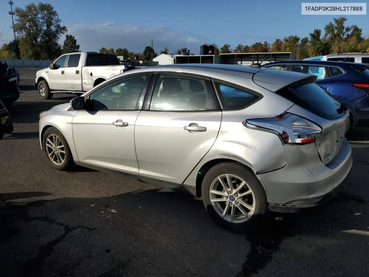 1FADP3K28HL217888 2017 Ford Focus Se