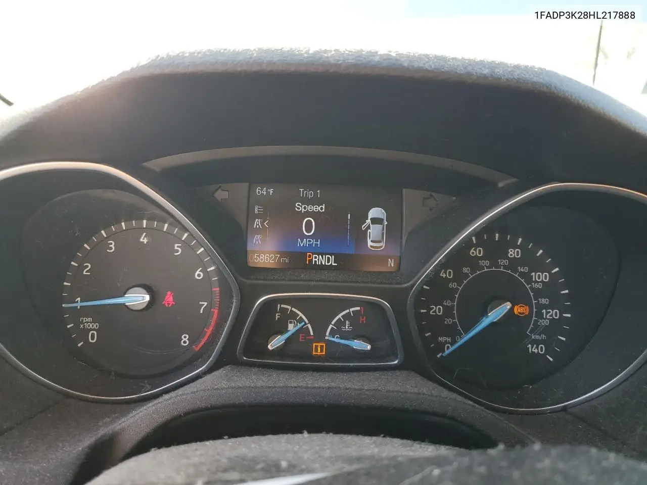 1FADP3K28HL217888 2017 Ford Focus Se
