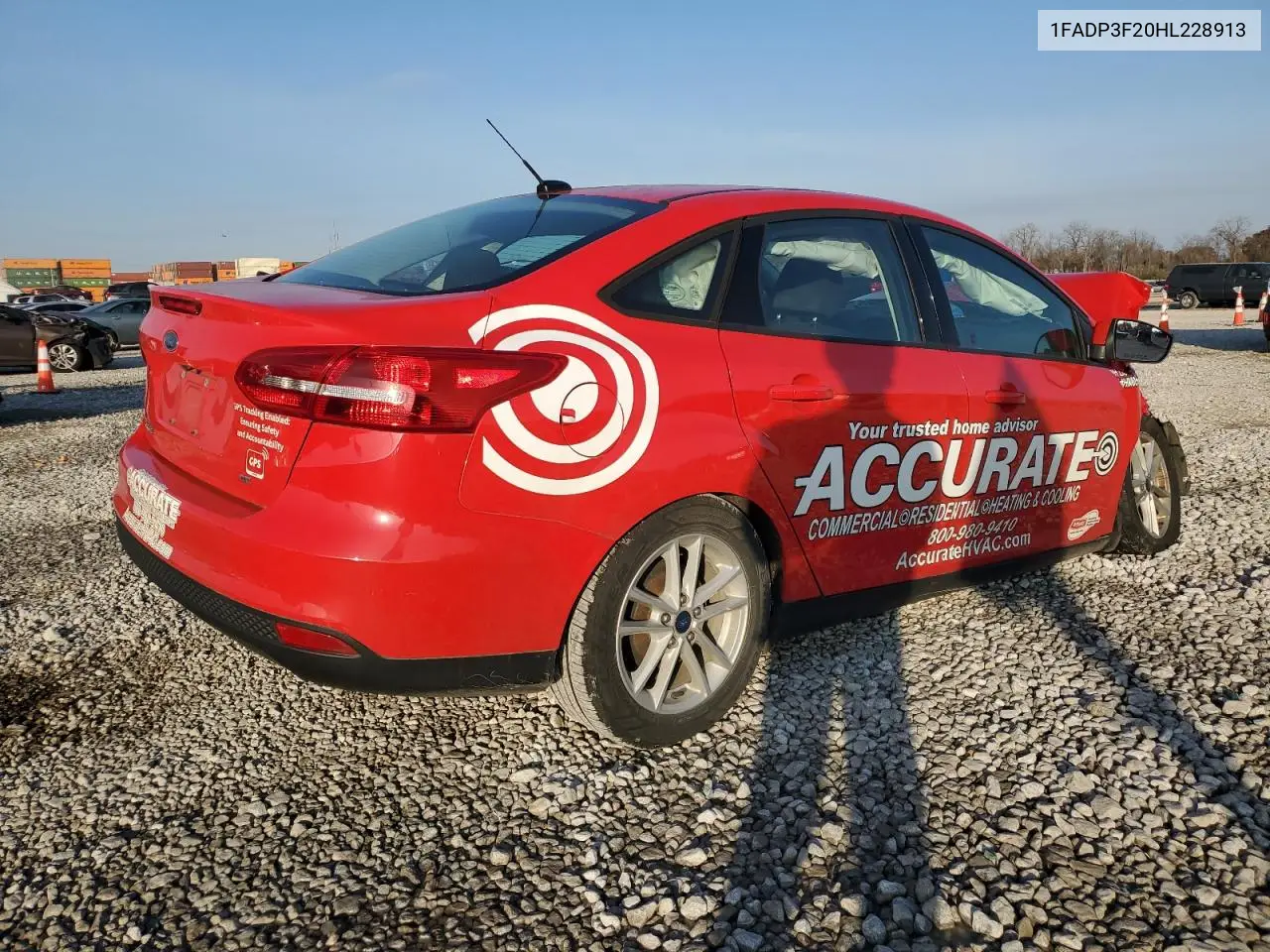 1FADP3F20HL228913 2017 Ford Focus Se