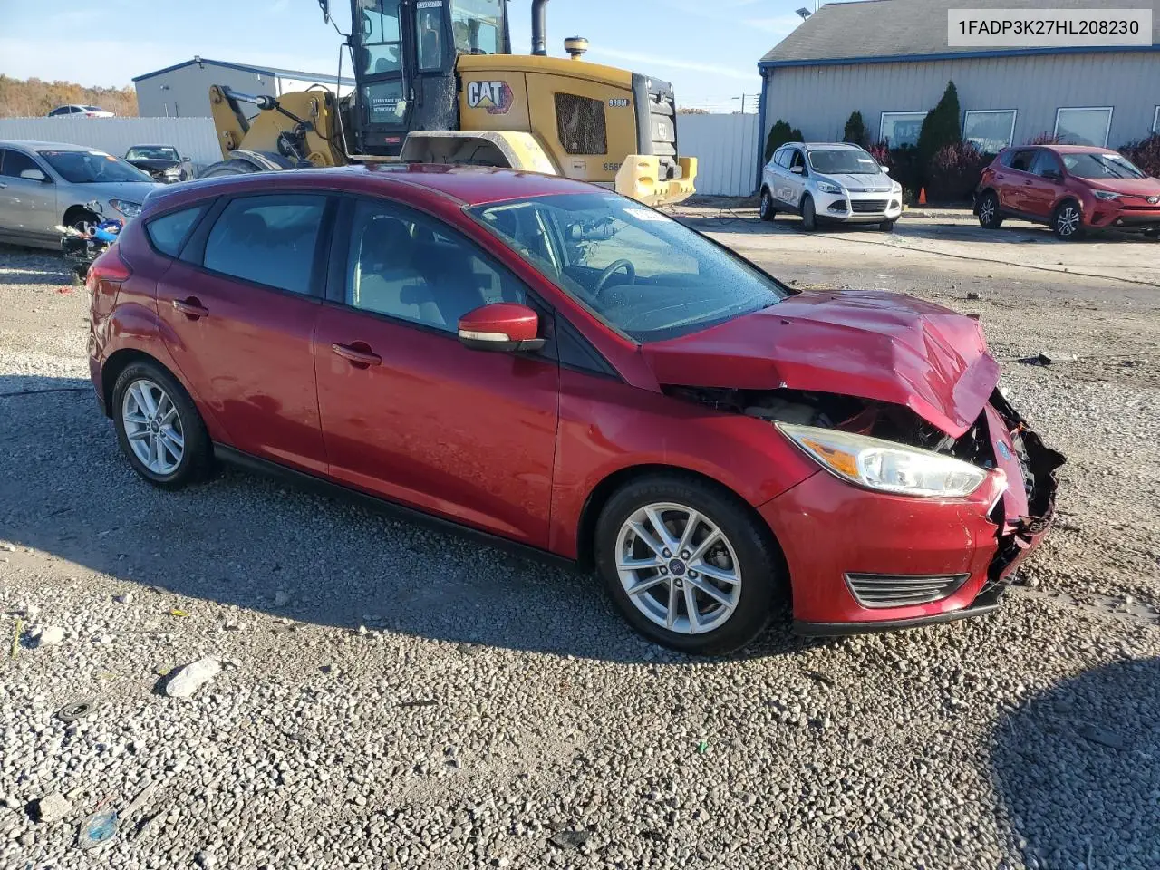 1FADP3K27HL208230 2017 Ford Focus Se