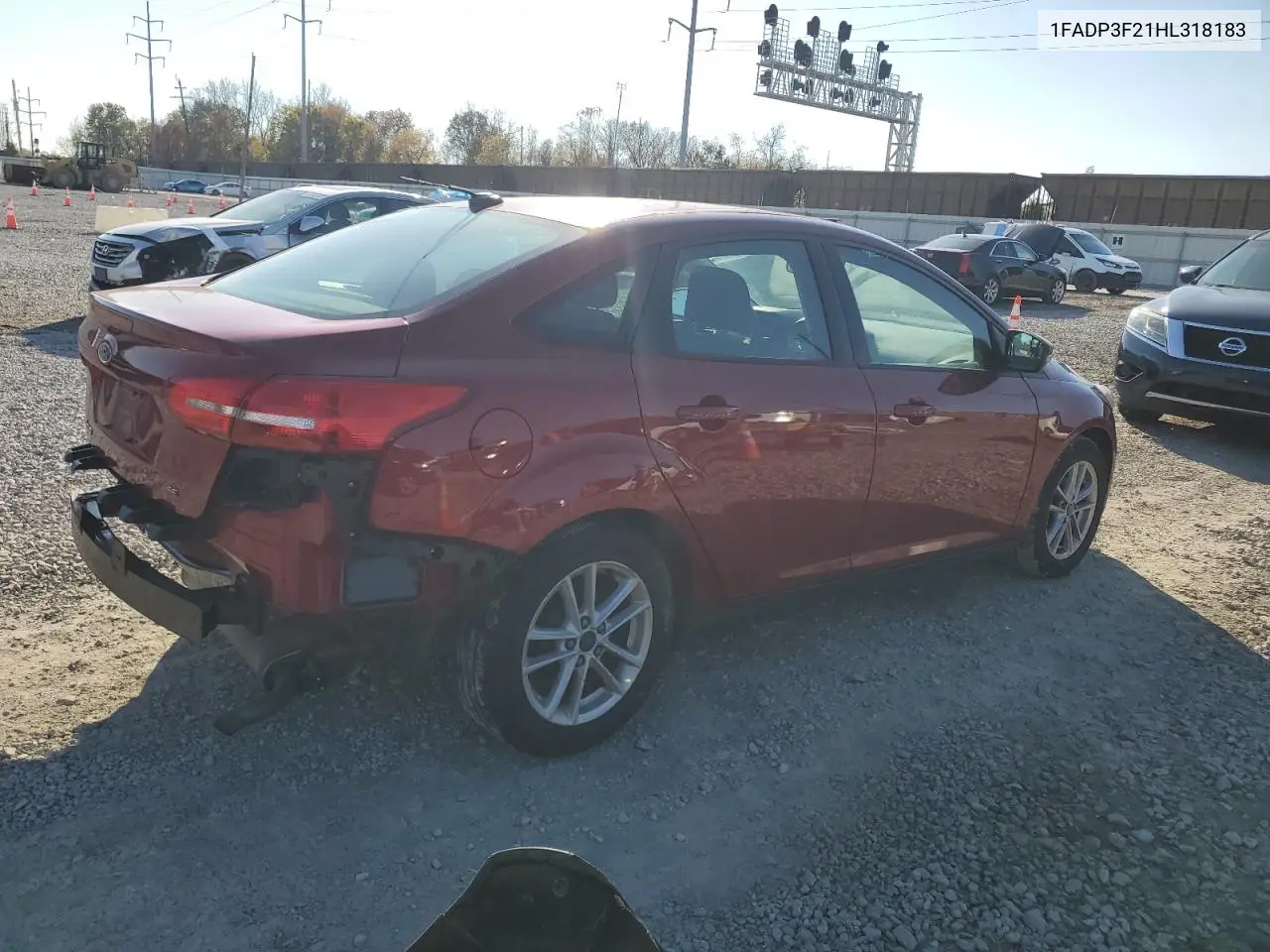 1FADP3F21HL318183 2017 Ford Focus Se
